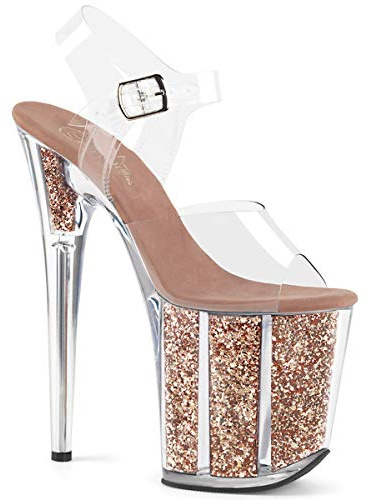 Pleaser Damen Flamingo-808gOffene Sandalen