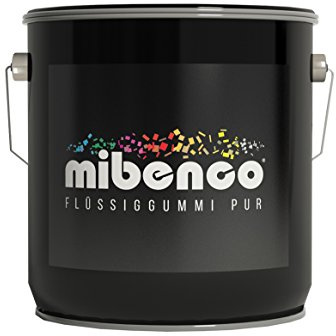 mibenco 72320000 Flüssiggummi Pur, 3000 g, Klar Matt - Schutz und Isolation zum Tauchen und Pinseln