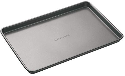 MasterClass Teglia da Forno, Teglia da Forno Antiaderente per Cuocere e Arrostire 39x27x2cm, Maniche