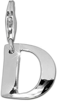 SilberDream 925er Charm Buchstabe D Echt Silber Armband Anhänger D1FC70D Silber Charmsschmuck von SilberDream für die Frau