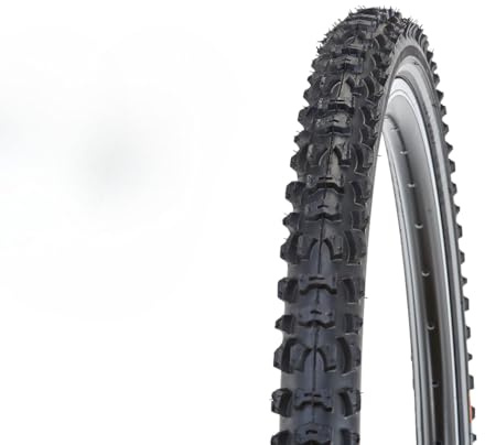Prophete ATB 26 Pannenstopp-Reifen 26 x 1,95 (50-559), mit Reflexstreifen, schwarz, robust gegen scharfe Gegenstände, ECE-geprüft – Sicherer und langlebiger Fahrradreifen für ATB-Räd