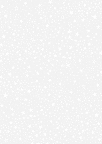 Heyda 204879417 Transparentpapier (50 x 70 cm, 115 g/qm, Sterne), 1 Stück