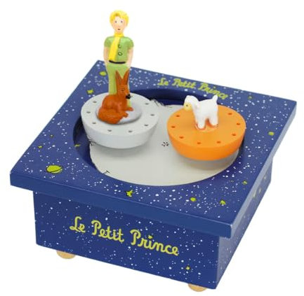 Trousselier 6295230 Spieluhr mit tanzenden Figuren für Kinder, Der kleine Prinz, magnetisch, Musikbox, Musikspieluhr, 1 Stück (1er Pack)