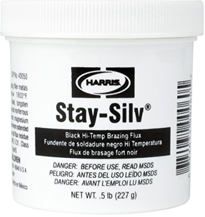 Harris SSBF1 Stay Silv Brazing Flux, 1 lb. Jar, Black