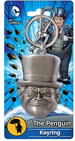 Marvel Penguin Head Pewter Key Ring Action Figure