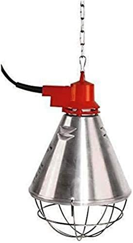 Kerbl Wärmestrahlgerät Profi (mit Sparschalter, 175 W, Stabiler Aluminium-Schutzschirm, 20 kg Tragkraft) 225283