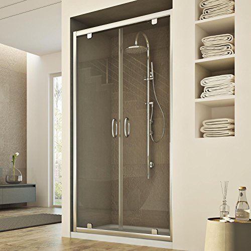 Porte Douche 90CM H185 transparent modèle Sintesi 2 Portillons