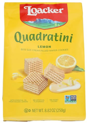 Loacker Quadratini Cialde al limone da 250 ml (1 pezzo per ordine)
