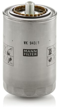 MANN-FILTER, WK 943/1 Kraftstofffilter | Für Off-Highway, Schutz des Kraftstoffsystems, Injektorschutz, Zuverlässige Kraftstoffversorgung, Echte OE-Technologie