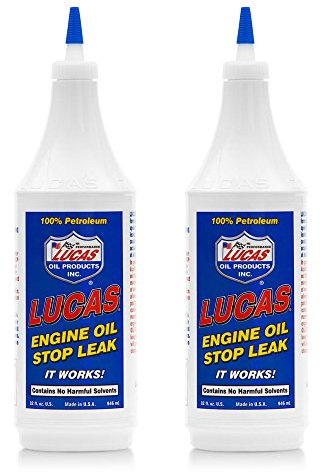 2 x Lucas Engine Oil Stop Leak 946ml