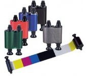 Evolis High Trust Standart Monochrome Ribbon 1 Black Resin mit klarem Overlay Farbband für PriMacy