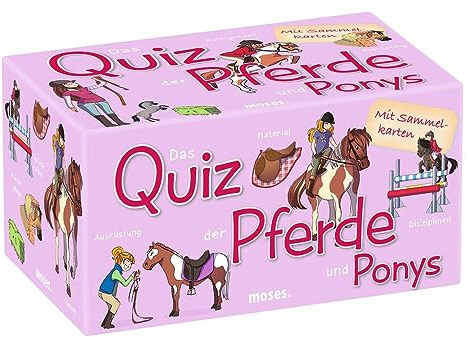 Moses 90207 Das Quiz der Pferde und Ponys, Schwarz
