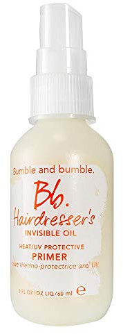 Bumble and bumble. Hairdresser’s Invisible Oil Heat/UV Protection Leave-In Conditioner Hair Primer | Idratante, anti-crespo, protezione del colore | Balsamo e primer per capelli con oli, 60 ml