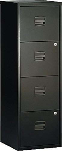 BISLEY | Hängeregistraturschrank PFA | 4 Schübe | schwarz