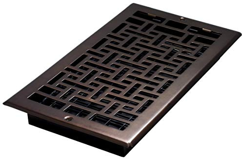 Decor Grates AJL612W-RB Oriental Wall Register, 6x12, Rubbed Bronze Finish
