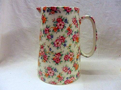 Veronica Chintz 4 Pint jug Pitcher by Heron Cross Pottery.