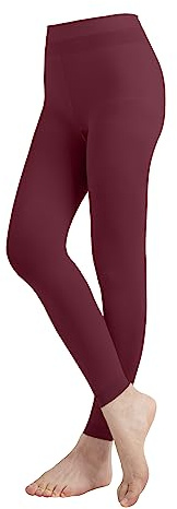 Butterfly EMEM Apparel Girls' Kids Childerns Solid Colored Dance Ballet Custume Microfiber Opaque Footless Tights Leggings Stocking Burgundy 12-14