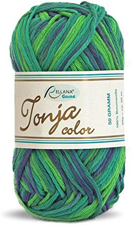 Rellana Tonja Color Topflappengarn 100% Baumwolle 50 g (405)