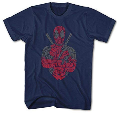 Herren T-Shirt Dead Red Pool Film Art Movie