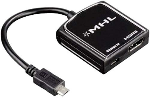 Hama MHL-Adapter (Handy/Smartphone an TV/Beamer mit HDMI-Eingang, Full-HD-Qualität)