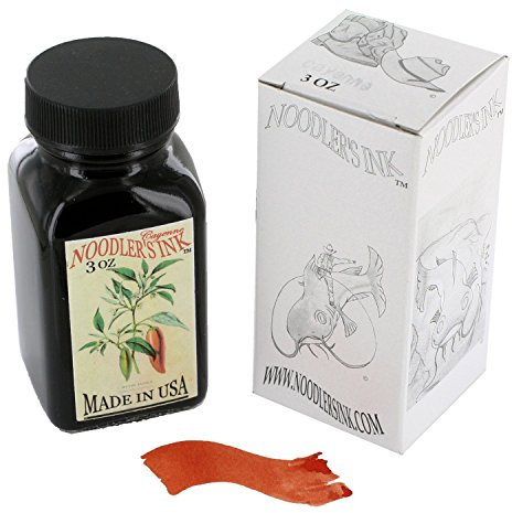 Noodler's Ink Fountain Pen Bottled Ink, 3oz, Cayenne by Noodler's Ink