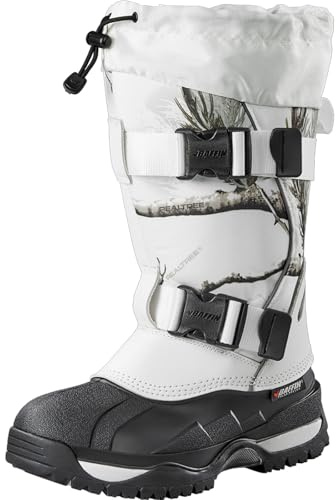 Baffin Men's IMPACT Lightweight Waterproof Mid-Calf Rubber Outsole Extreme Cold Weather Ice & Snow Boots, Snowshoe Compatible, Snow Camo, 8