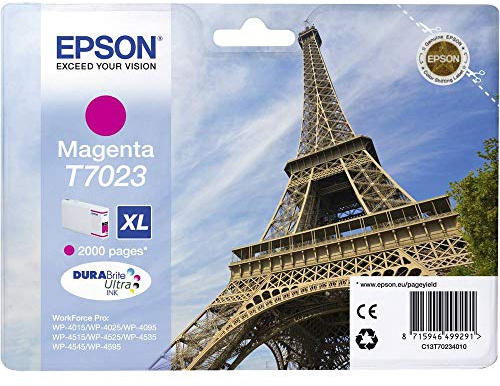 Epson 235E585 T7023 Tintenpatrone Eiffelturm XL, Singlepack magenta