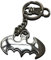 Batman Shaped Logo Keychain – The Noble Collection - Stainless Steel
