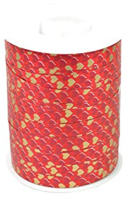 Star Geschenkband Ringelband 10mm x 250m Herzen Rot