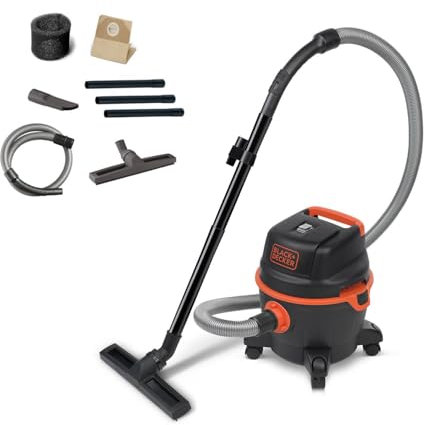 BLACK+DECKER Aspirateur Solides et Liquides BXVC15PE (1200 W, 15 litres)