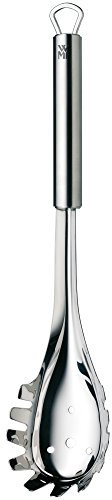 WMF Profi Plus Nudellöffel 32 cm, Spaghettilöffel, Nudelkelle, Spaghetti Portionierer Cromargan Edelstahl teilmattiert, spülmaschinengeeignet