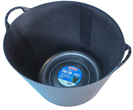 Faithfull FAIFLEX42B Black Polyethylene Flex Tub 42 Litre (9 gl) Capacity