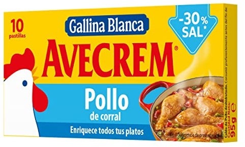 Gallina Blanca, Brodo di Pollo, 30% di Sale in Meno, 10 Dadi