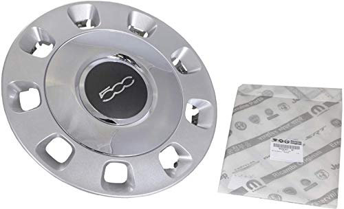 Fiat 50901871 - Copricerchi cromati originali per Fiat 500, da 14 pollici