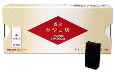 Shoyeido Square Charcoal Type A (48 pcs.)