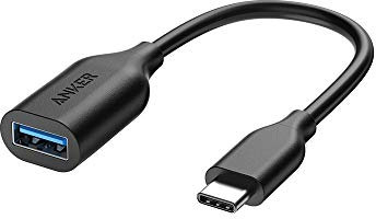 Anker Adattatore da USB-C a USB 3.1, converte USB-C femmina in USB-A femmina, utilizza la tecnologia USB OTG, compatibile con Samsung Galaxy Note 8, S8 S8+ S9, iPad Pro 2018, Nexus 6P 5X, LG V20 G5 e altri