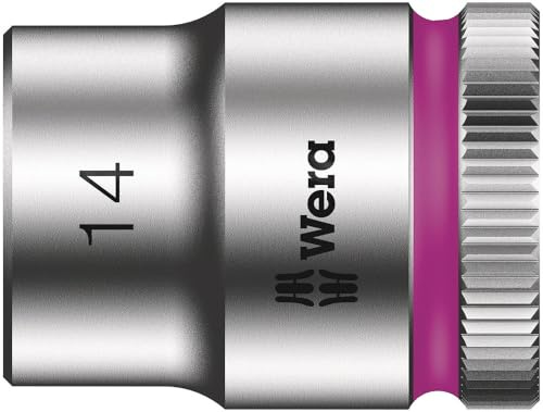 Wera 05003559001 8790 HMB Douille Zyklop à emmanchement 3/8, 14.0 mm, Rose