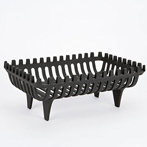 16 Stool Fire Grate Cast Metal Open Fireplace Ash Pan Coal Log Burner Plate