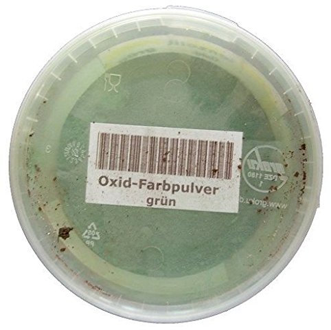 Amafino Pigmentpulver, Eisenoxid, Oxidfarbe - 1kg Farbpigmente für Beton (Grün)