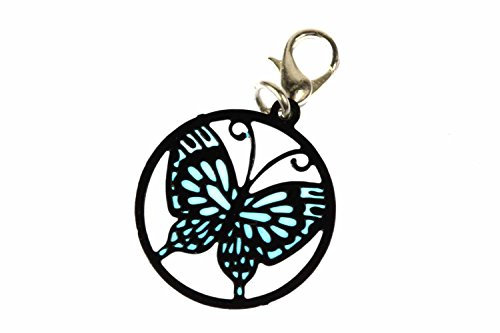 Miniblings Papillon Charm rêve Image de fenêtre Catcher - Bijoux Fashion Main argenté plaqué I Pendentifs - breloque Pendentif - Pendentif pour Bracelet