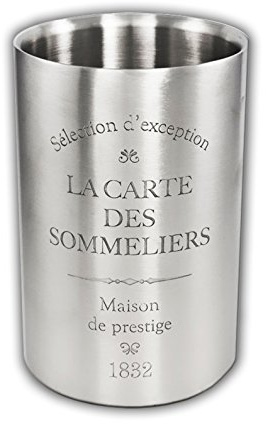 ECO FLASCHENKÜHLER Edelstahl Ø12cm Weinkühler Sektkühler Champagnerkühler Kühler 21
