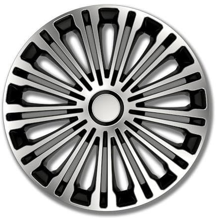 Petex Radkappen Satz 16 Zoll Volante Silber/schwarz (1350-3628)