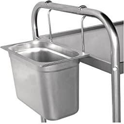 Vogue S309 Collecteur de déchets à suspendre en acier inoxydable 200 mm