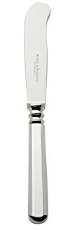 Robbe & Berking Alt-Spaten Buttermesser mit Edelstahlklinge (150 g massiv versilbert)