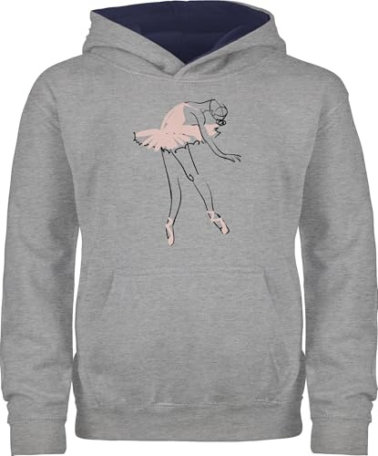 Shirtracer - Pullover Kinder Hoodie Jungen Mädchen - Sport Kleidung - Balletttänzerin Ballerina
