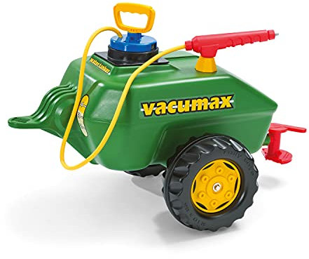 Rolly Toys 122868 - rollyVacumax (für Kinder von 3 bis 10 Jahren, Fassanhänger, Pumpe mit Spritze, Befüllung max. 15 Liter), 75 cm × 45 cm × 43 cm, grün