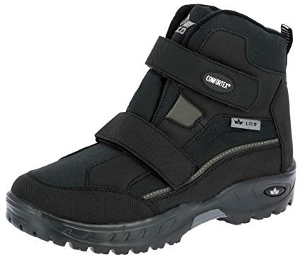 Lico Herren Ecuador V Schneestiefel, Schwarz Grau, 43 EU