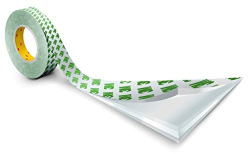 3M doppelseitiges Klebeband mit PVC-Träger, 9087, 12 mm x 50 m, 0,26 mm, Weiß (20-er Pack)