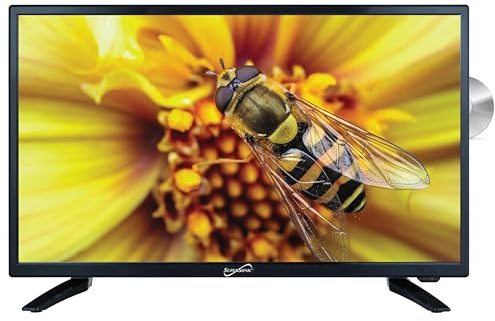 Supersonic SC-2212 22-Inch HDTV with Stunning 1080p Quality, Vibrant Colors, DVD Player, HDMI, USB, PC Monitor and AC/DC Compatibility - Perfect RV & Kitchen TV