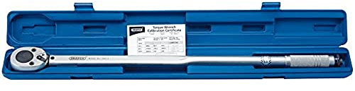 Draper 34964 Ratchet Torque Wrench, 3/4 Square Drive, 65Nm-450Nm, 840mm Length , Blue